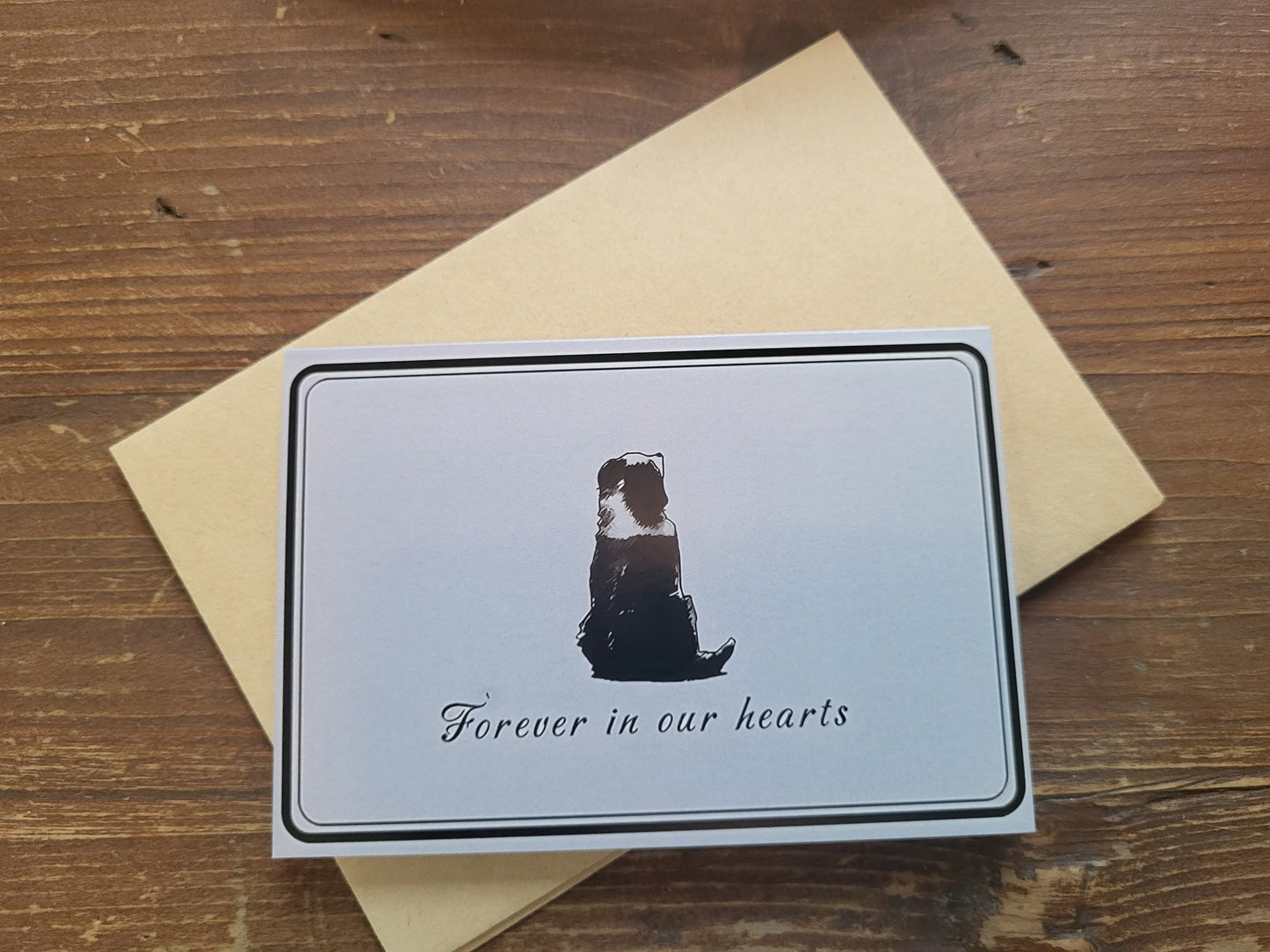 Sympathy card -Furever in our hearts