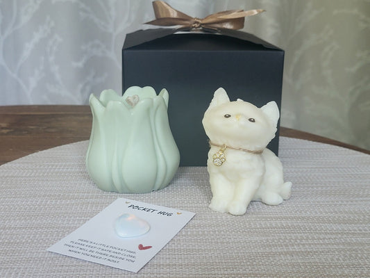 ForeverGlow Remembrance Cat Candle