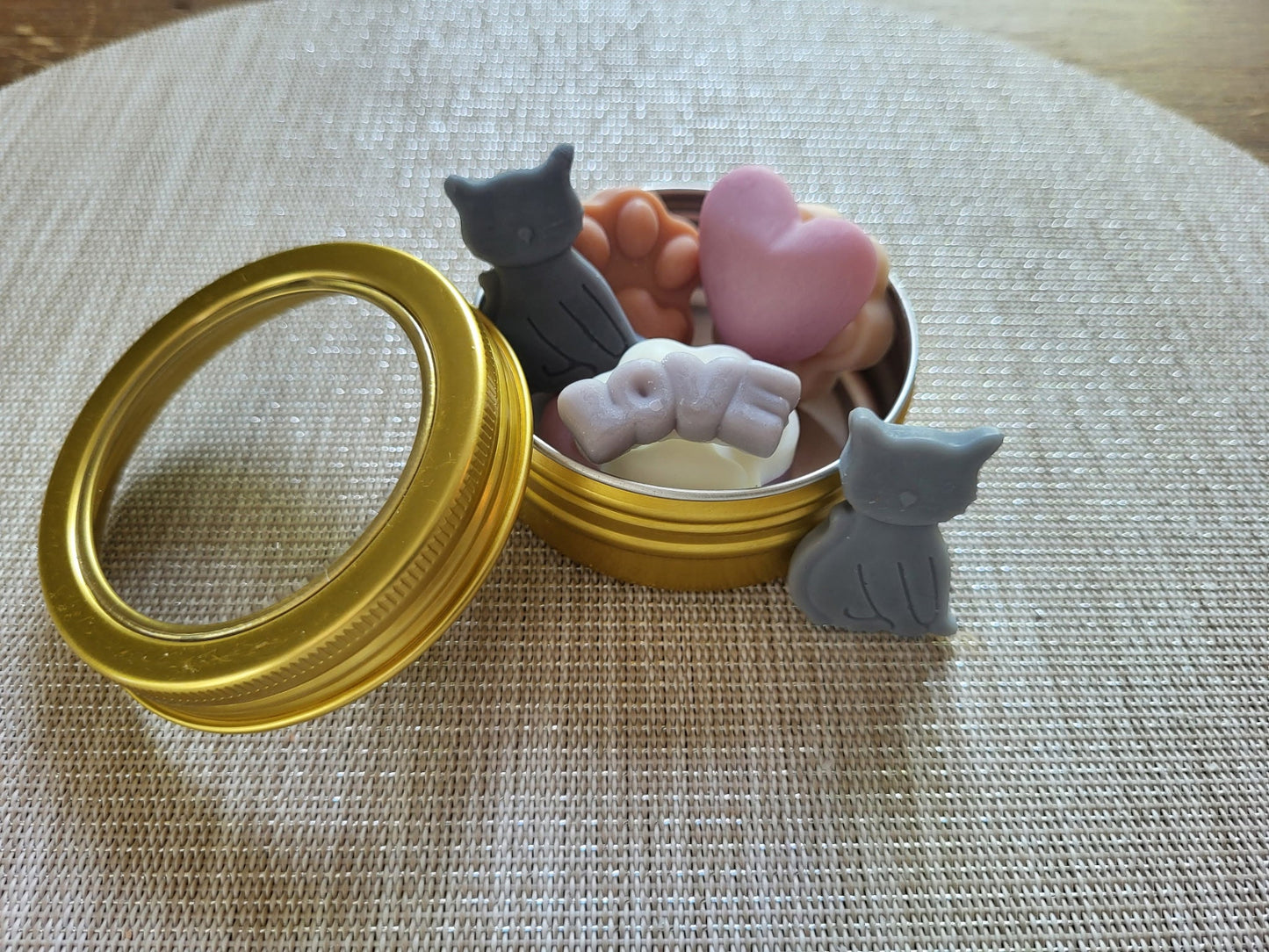 LUXE Melt Set, 4oz Heart Tin