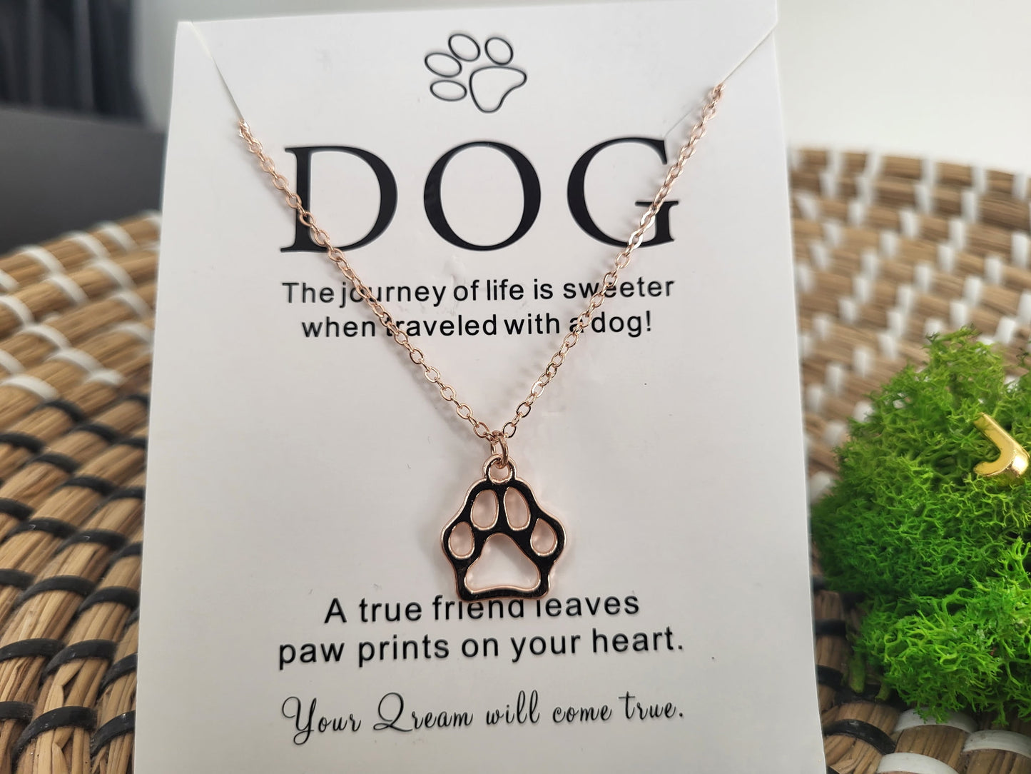 Paw Print Necklace