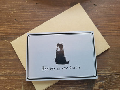 Sympathy card -Furever in our hearts