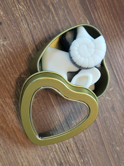 LUXE Melt Set, 4oz Heart Tin