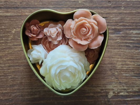 LUXE Melt Set, 4oz Heart Tin