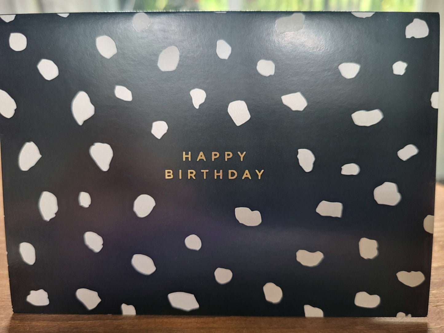 Luxe birthday card