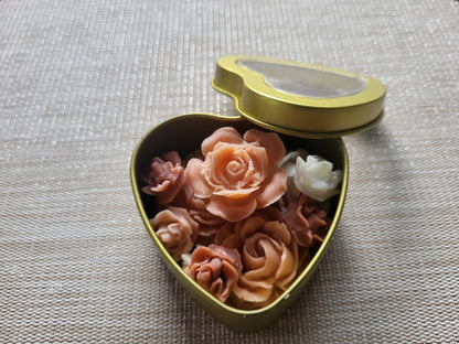 LUXE Melt Set, 4oz Heart Tin