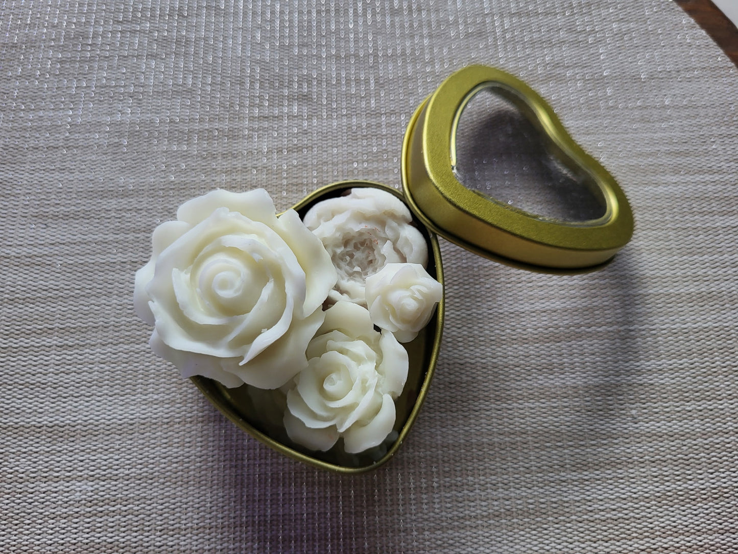 LUXE Melt Set, 4oz Heart Tin