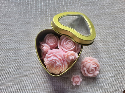 LUXE Melt Set, 4oz Heart Tin