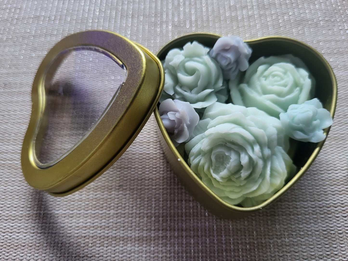 LUXE Melt Set, 4oz Heart Tin