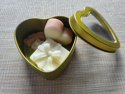 LUXE Melt Set, 4oz Heart Tin