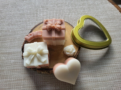 LUXE Melt Set, 4oz Heart Tin