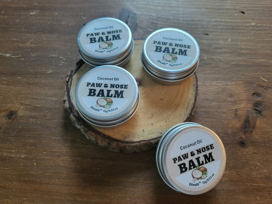 All natural coconut oil pet balm
