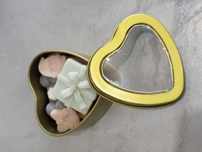 LUXE Melt Set, 4oz Heart Tin