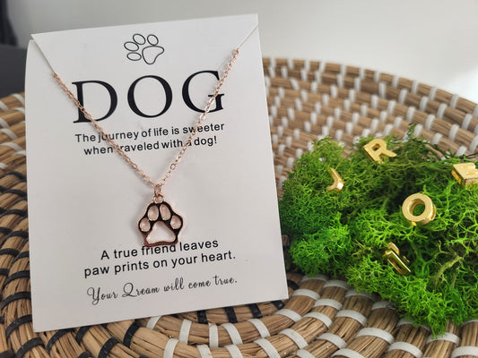 Paw Print Necklace