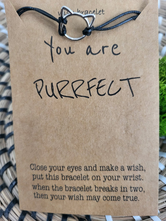 You are Purrfect bracelet