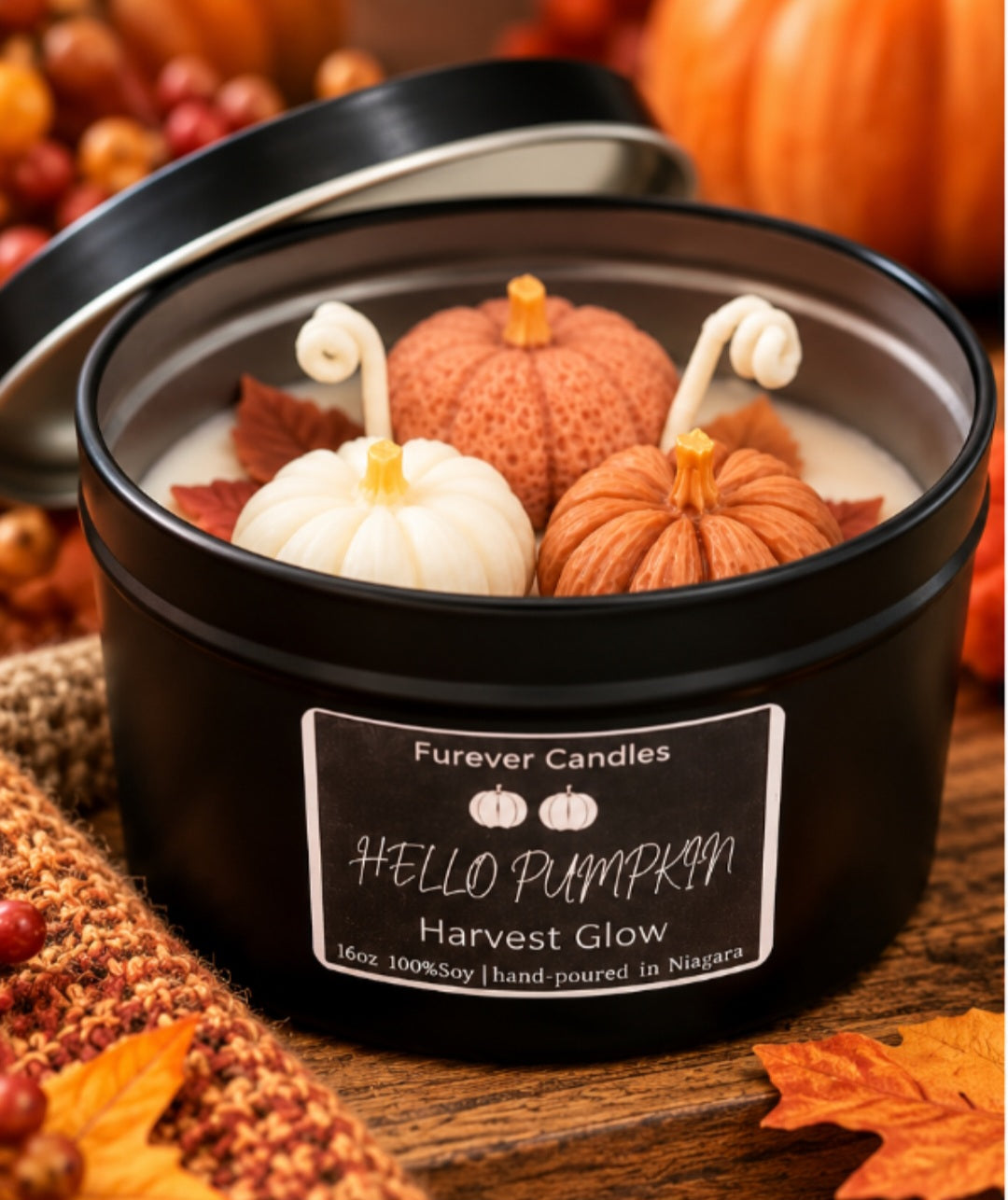 HELLO PUMPKIN CANDLE